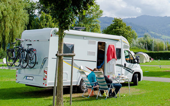 Mobil home on camp ground