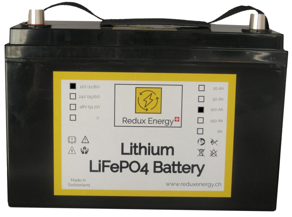 12V 100Ah Black